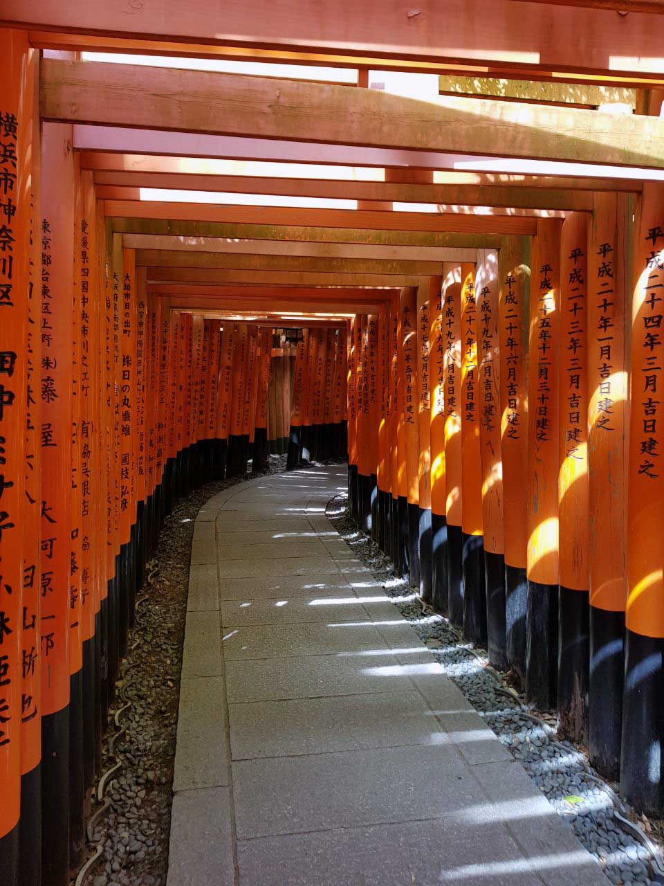 Der Fushimi Inari-Taisha in Kyoto, Japan